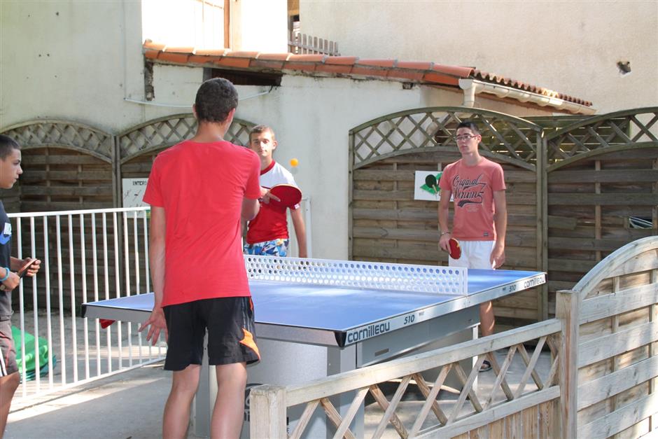 table de ping pong camping Saint Georges de Didonne près de Royan 