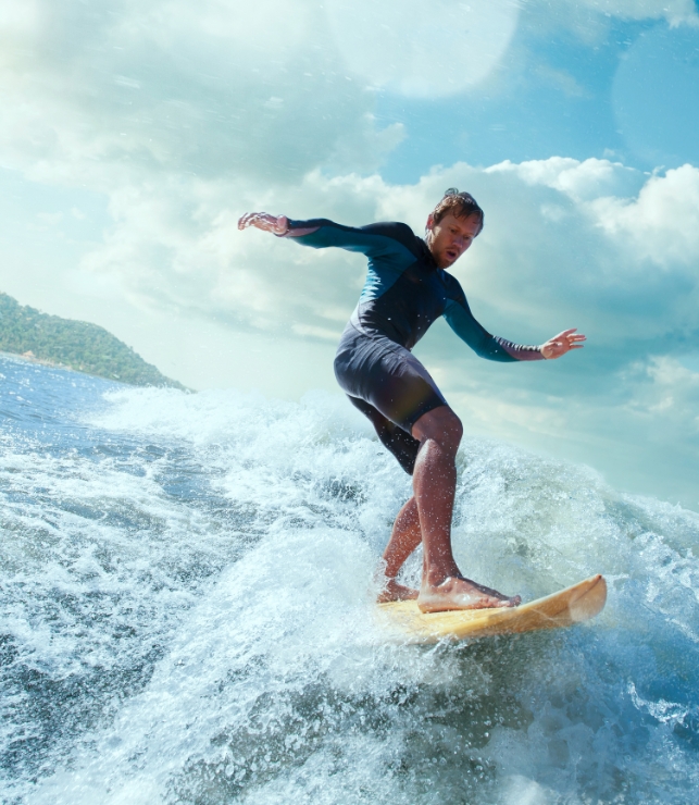 camping pour aller surfer