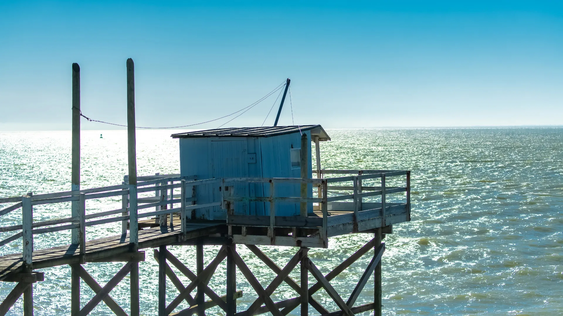 paysage cabane de pêcheur royan