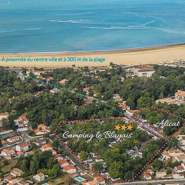 contact and access to camping le blayais alicat in charente maritime