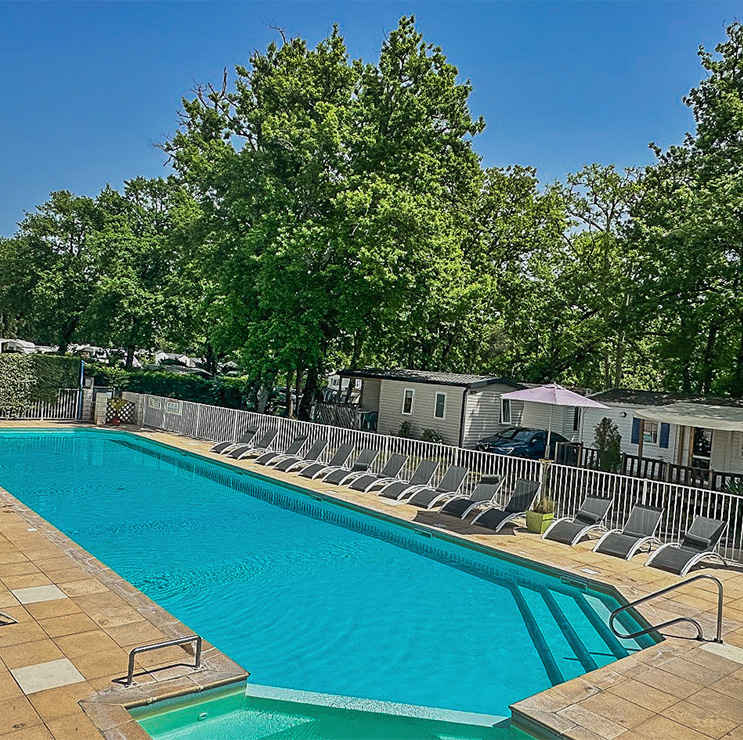 piscine chauffee de notre camping